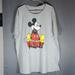 Disney Shirts | Disney Mickey Mouse Sitting Happy Tee T Shirt 3xl | Color: Gray | Size: 3xl
