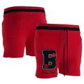 Men's NBA x Keiser Clark Red/Black Chicago Bulls No Caller ID Knit Shorts