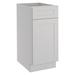 HOMEIBRO Base Cabinet - 15"w X 24"d X 34-34.5"h-1d-1dra-1s in White | 34.5 H x 15 W x 24 D in | Wayfair WF-SD-B15