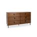 Omosa House Archie 6 Drawer 56" W Solid Wood Double Dresser Wood in Orange | 56 W in | Wayfair W30-109677F05R17