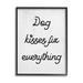 Stupell Industries Dog Kisses Fix Everything Pet Motivational Love PhraseDaphne Polselli Wood in Brown | 20 H x 16 W x 1.5 D in | Wayfair