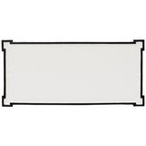 Montague Metal Products Inc. New Yorker 1 Line Address Plaque Metal | 9.25 H x 17 W x 0.25 D in | Wayfair PCS-0027S1-W-WB