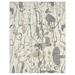 Gray/White 156 x 114 x 0.25 in Area Rug - Orren Ellis ARTWRKS Abstract Area Rug in Grays & Neutrals | 156 H x 114 W x 0.25 D in | Wayfair