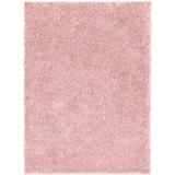 White 150 x 111 x 1.8 in Area Rug - Well Woven kids Elle Basics Emerson Plain Textured Pink Shag Area Rug | 150 H x 111 W x 1.8 D in | Wayfair