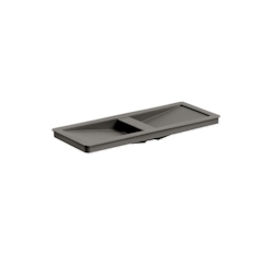 Hailo Inneneimer 1134669 mit Deckel Dunkelgrau 320 x 141 x 350 mm 2 Henkel Image