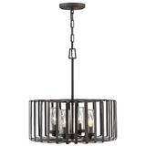 Reid 21" High Graphite 60 Watts Outdoor Hanging Light