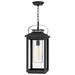 Atwater 21 1/2" High Black Outdoor Hanging Light