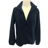 Columbia Tops | Columbia Womens M Full Zip Fleece Jacket Blue 2 Pocket Medium L/S Coat | Color: Blue | Size: M
