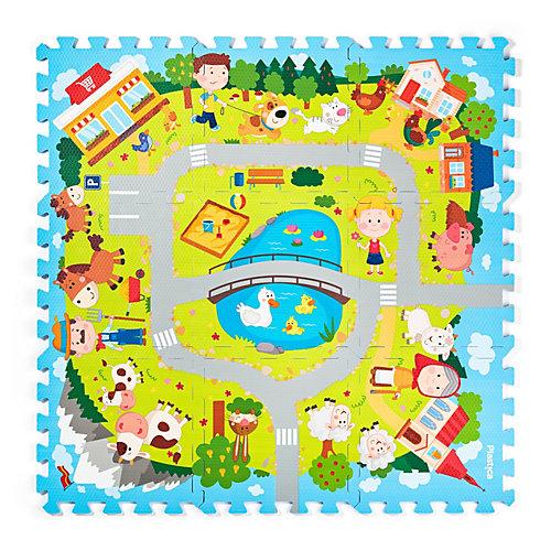 Puzzle- und Spielmatten Puzzle- und Spielmatte Straße bunt