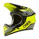 O'NEAL | Mountainbike-Helm | MTB Downhill | Robustes ABS, Ventilationsöffnungen für Luftstrom & Kühlung, ABS Außenschale | Backflip Helmet Strike | Erwachsene | Grau Neon-Gelb | Größe XL