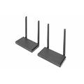 DIGITUS Wireless HDMI KVM Extender Set - Reichweite bis 200 m - FullHD 1080p/60Hz - Punkt-zu-Punkt - HDMI Loop Out - IR-Übertragung - schwarz