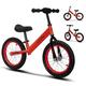 16 inch Balance Bike for 4 5 6 7 8 Year old Boys Girls, Kids No Pedal Bikes with Adjustable Seat, Toddler Walking Training Bicycle, Children's Toys Gifts, Red