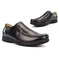 Mens Wide Fit Leather Shoes Mens Wide Fit Shoes Mens Extra Wide Shoes Mens Leather Shoes Mens Slip On Shoes Size 14 Size 15 Sizes 7-15 Mens Black Leather Shoes (EEEE) 11 UK