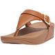 Fitflop Women's Lulu Adjustable Leather Toe-Post Sandals, Light Tan, 6 UK