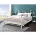 Rosalind Wheeler Sadik Standard Bed Metal in Black | 49 H x 56 W x 79 D in | Wayfair B8F92E03F3A0443F982A969045B13734