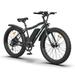 26" Fat Tire 500W Electric Bike Removable Lithium Battery