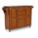 Homestyles Create-A-Cart Brown Wood Kitchen Cart - 48" x 18" x 36"