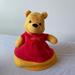 Disney Other | Disney Store Winnie The Pooh Baby Fleece Beanie/Hat/Cap W/ Pooh Head Rare | Color: Orange/Red | Size: Osbb