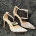 Nine West Shoes | Nine West Pointed Heel Faux Suede | Color: Gray/Silver | Size: 9.5