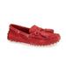 Coach Shoes | Coach Nadia Suede Red Driving Loafer Flats Women's Size 7.5 | Color: Red | Size: 7.5