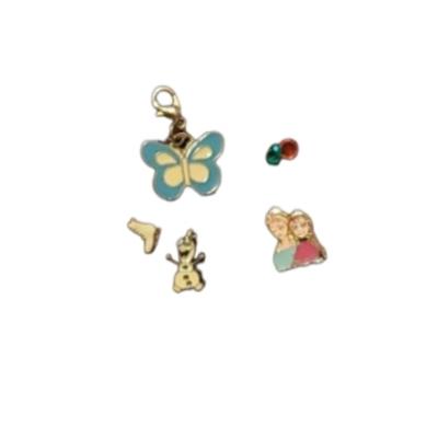 Disney Jewelry | Floating Charms, Frozen Themed New | Color: Blue/Pink | Size: Os
