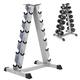 FK Sports Silver Dumbbell Rack Heavy Duty Steel Dumbell Racks 6 Tier | 240 Kg Load Bearing Capacity Hex Weight Stand | Dumbbell Tree for Home Gym Dumbbells Storage Fitness Equipment