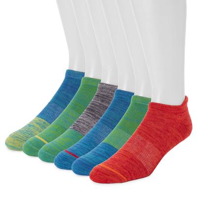 MUK LUKS Men's Ankle Sport Socks 6-Pack Size One S...