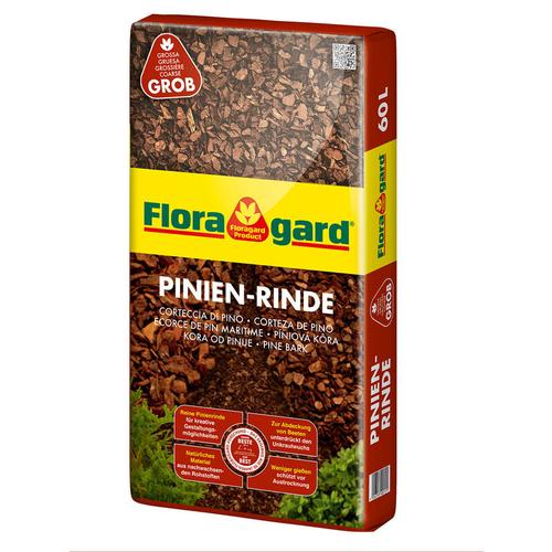 Pinienrinde Pinien Rinde Rindenmulch Rinden Mulch Bodenabdeckung grob (1 x 60L) - Floragard