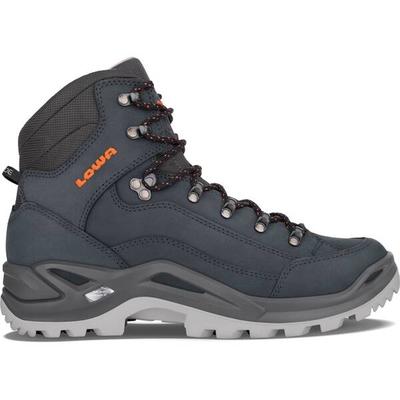 LOWA Herren Multifunktionsstiefel RENEGADE LL MID, Größe 44 in DUNKELBLAU/ORANGE