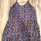 American Eagle Outfitters Dresses | American Eagle Dress Size Large In Blue And Black | Color: Black/Blue | Size: L