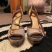 Jessica Simpson Shoes | Jessica Simpson High Heels Size 8.5 | Color: Brown/Tan | Size: 8.5