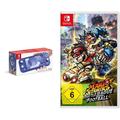 Nintendo Switch Lite, Standard, Blau + Mario Strikers: Battle League Football - [Nintendo Switch]