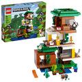LEGO Minecraft The Modern Treehouse 21174 Giant Treehouse Building Kit Playset; Fun Toy for Minecraft-Gaming Kids; New 2021 (909 Pieces), Multicolor, One Size