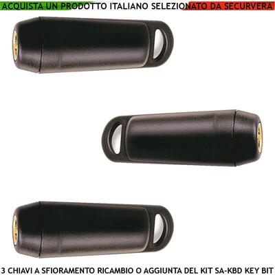 Key Bit 3 Chiavi Elettroniche Sfioramento Ricambio Amica Elisa Combivox Codici Sicurezza Personali