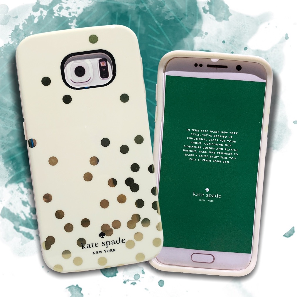 Kate Spade Cell Phones & Accessories | Kate Spade Samsung Galaxy S6 Edge Phone Case | Color: Cream/Gold | Size: S6 Edge