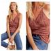 Anthropologie Tops | Anthropologie Eri + Ali Twyla Lace Tank Top Medium Pink Clay Terracotta | Color: Brown/Pink | Size: M