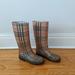 Burberry Shoes | Burberry Nova Check Pattern Rain Boots | Color: Tan | Size: 37