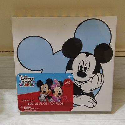 Disney Other | Disney Family Crafts Canvas Kit | Color: White | Size: 8" X 8"