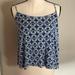 American Eagle Outfitters Tops | *Free With Purchase* Ae Cotton Cami | Color: Blue/White | Size: M