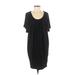 Gap Casual Dress - Shift: Black Solid Dresses - Women's Size Small