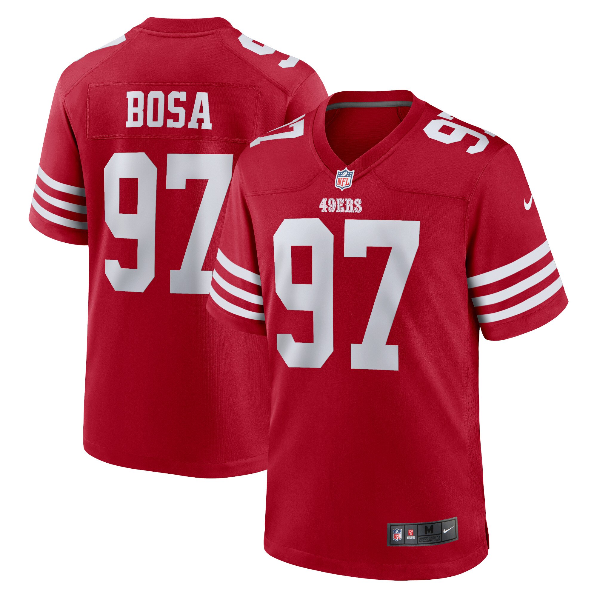 San Francisco 49ers Nike Game Heimtrikot - scharlachRöt - Nick Bosa - Herren Image