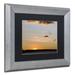 Latitude Run® Seagull Sunset Framed Photographic Print Canvas, Wood in Blue/Orange | 0.5 D in | Wayfair 44D32FD7379048F7B2AD4A46455BBB2B