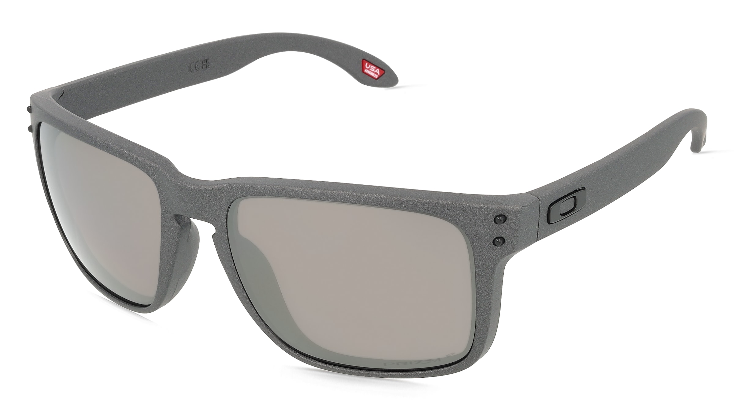 Oakley OO9417 HOLBROOK XL Herren-Sonnenbrille Vollrand Quadratisch Kunststoff-Gestell, silber