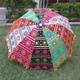 Mirror Work Multi Color Embroidery Garden Umbrella,Exclusive Patio Umbrella,Beautiful Decorative Garden Umbrella UV Protection Umbrella