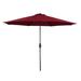 Arlmont & Co. 9 Ft. Outdoor Patio Market Umbrella in Red | 92.5 H x 108 W x 108 D in | Wayfair 23CEBCDCE5BB40549911F1074FA30503