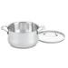 Cuisinart 444-24 Contour Stainless 6-Quart Saucepot with Glass Cover