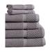 Diplomat 6-Pc. Towel Set by ESPALMA in Gray