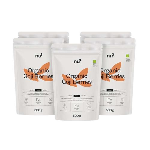 nu3 Bio Goji Beeren 5x500 g Früchte