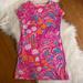 Lilly Pulitzer Dresses | Girls Lilly Pulitzer Floral Pink Dress | Color: Pink | Size: 12g
