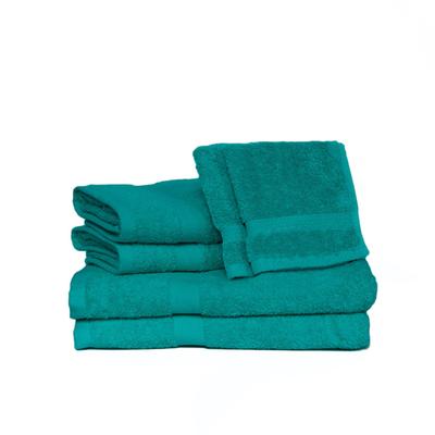 Deluxe 6-Pc. Towel Set by ESPALMA in Teal